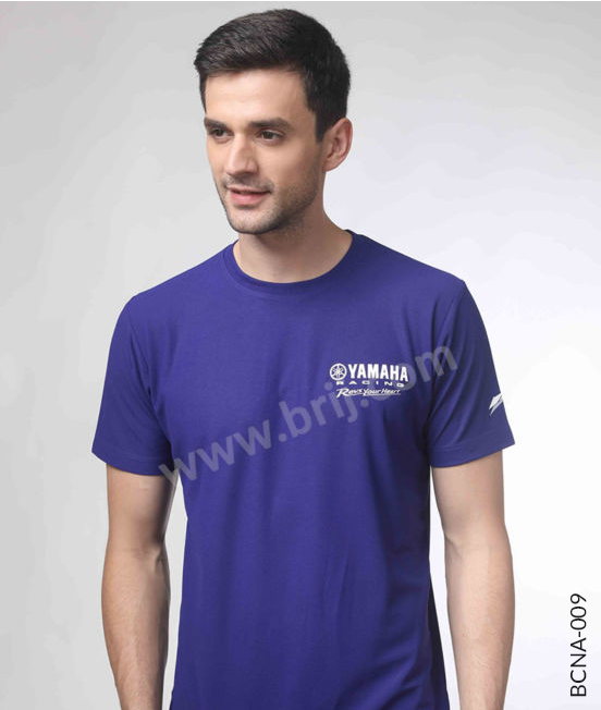 Ink Blue Round Neck Tee