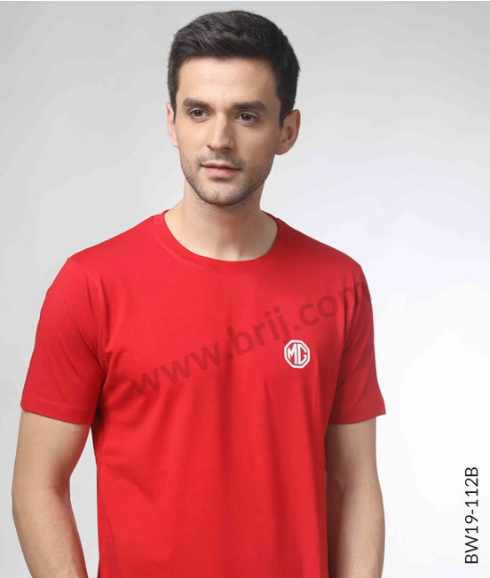 Red Classic Round Neck Tee