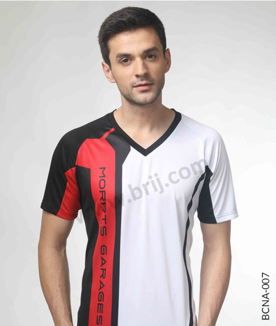 Full Sublimation Printed V-Neck Tee