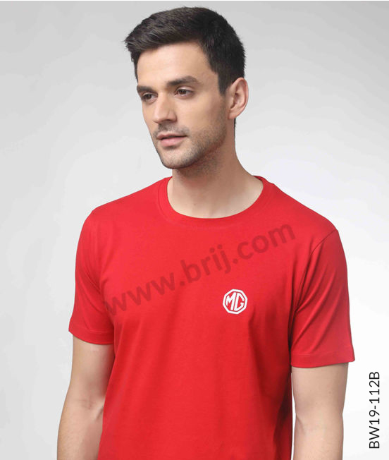 Red Classic Round Neck Tee