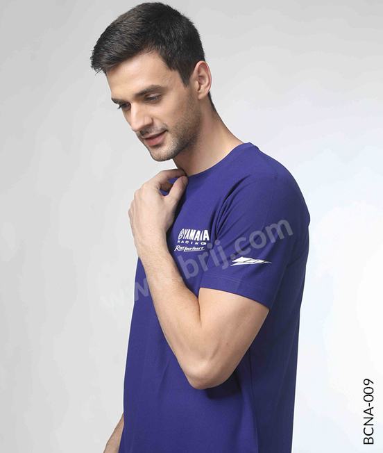 Ink Blue Round Neck Tee