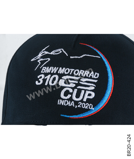 Navy 6-Panel Embroidered Cap