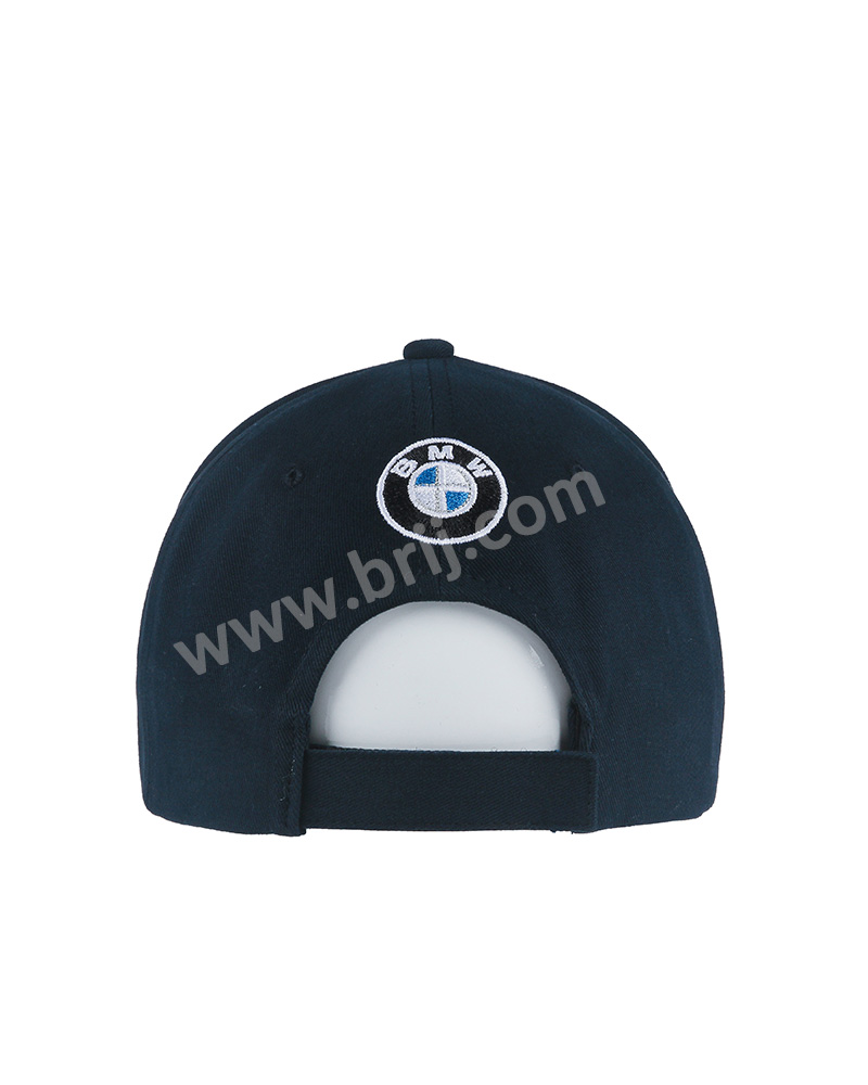 Navy 6-Panel Embroidered Cap