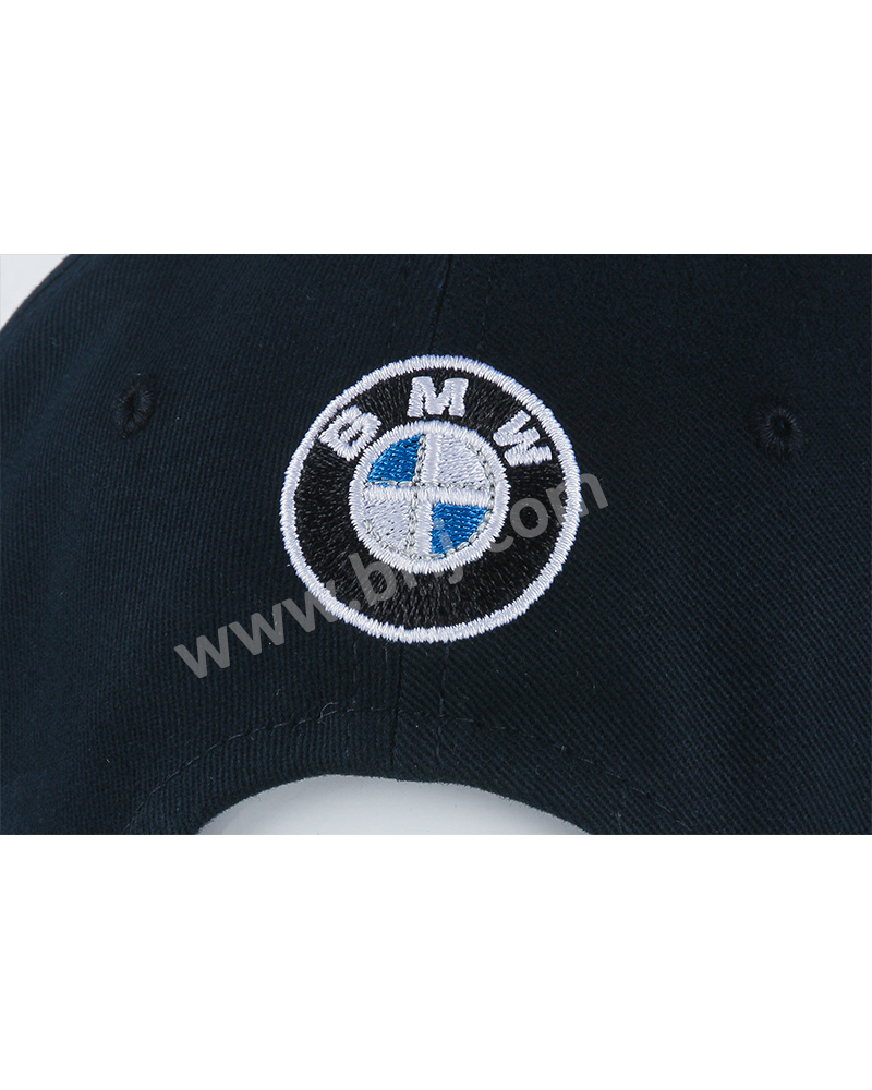 Navy 6-Panel Embroidered Cap