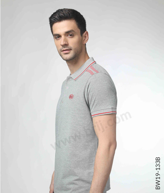 Heather Grey Classic Polo