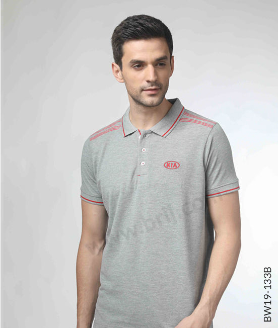 Heather Grey Classic Polo