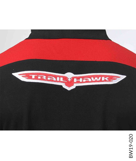 Black Colourblocked Polo