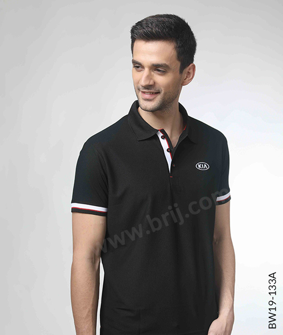 Black Premium HoneyCool Polo