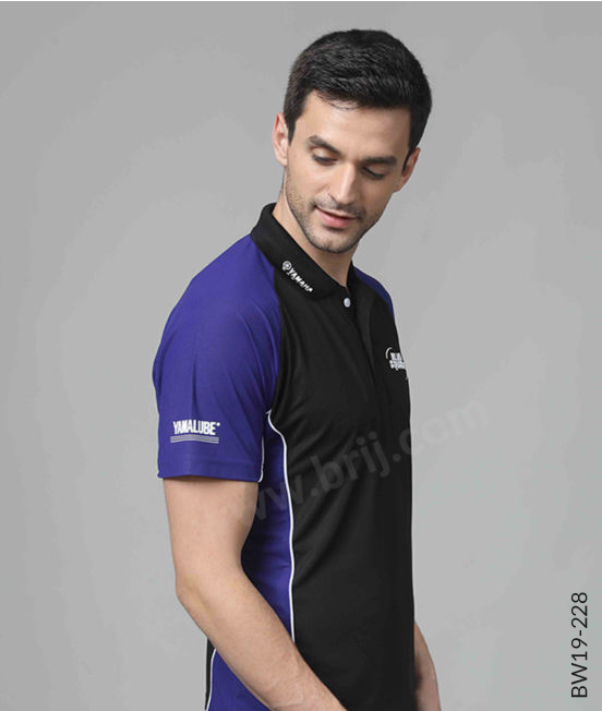 Black Premium Coloublocked Polo