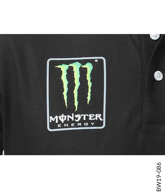 Black Colourblocked Polo