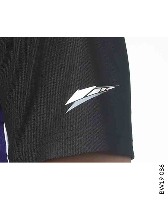 Black Colourblocked Polo