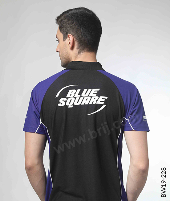 Black Premium Coloublocked Polo