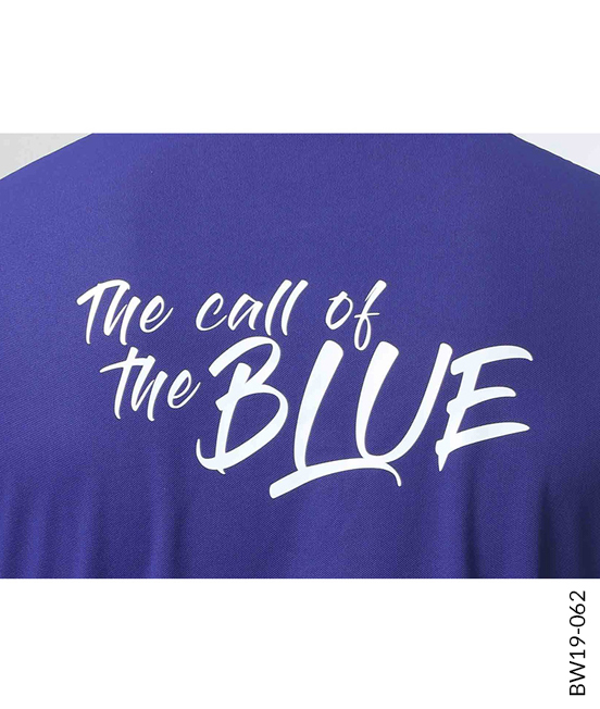 Ink Blue Colourblocked Polo