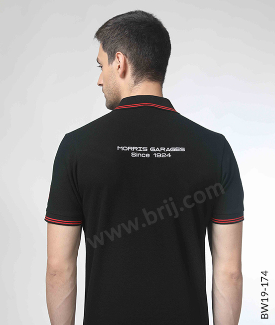 Black Polo with Fully Custom Design