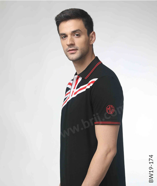 Black Polo with Fully Custom Design