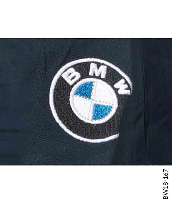 Navy Colourblocked Polo