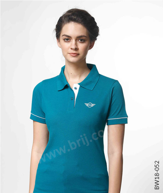 Teal Cotton Rich Polo