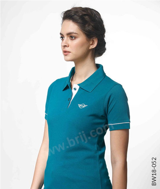 Teal Cotton Rich Polo