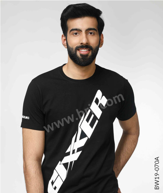 Black Classic Round Neck Tee