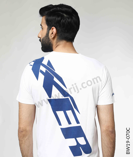 White Classic Round Neck Tee