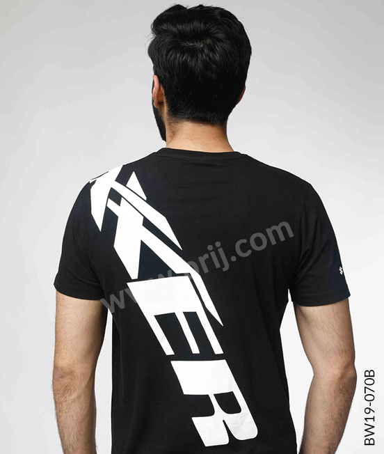 Black Classic Round Neck Tee