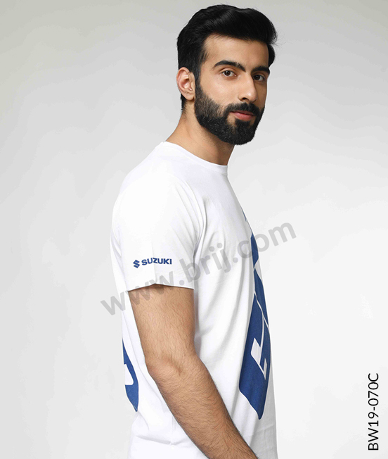 White Classic Round Neck Tee