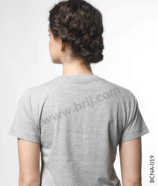 Heather Grey Classic Round Neck Tee