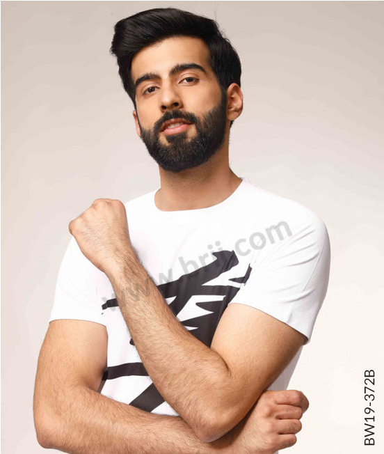 White Premium Round Neck Tee