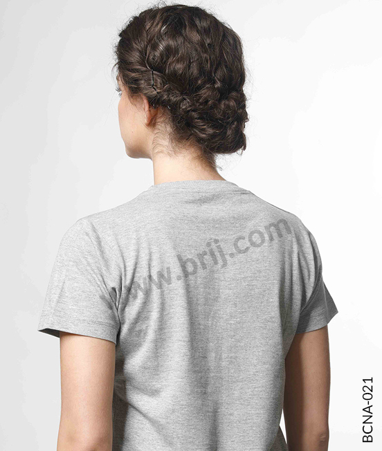 Heather Grey Classic Round Neck Tee