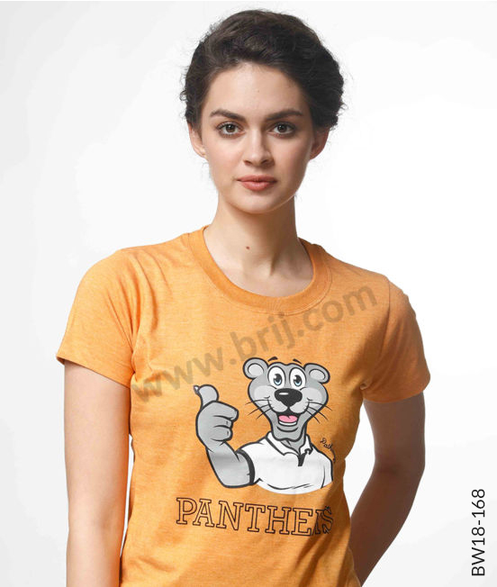 Yellow Cotton Rich Round Neck Tee