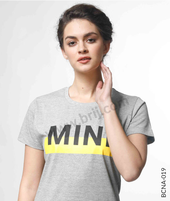 Heather Grey Classic Round Neck Tee