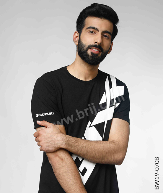 Black Classic Round Neck Tee