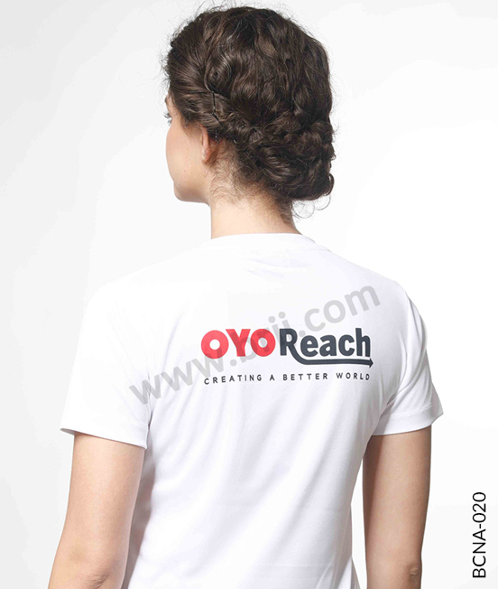 White Printed CoolTouch Tee