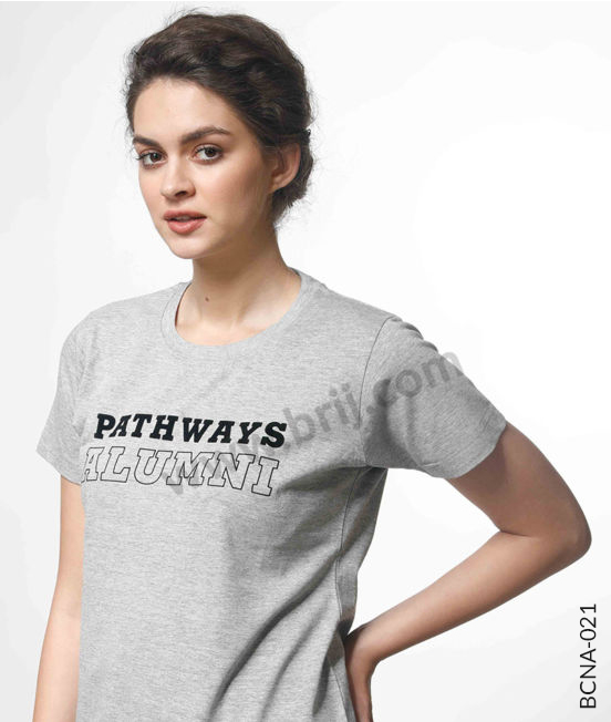 Heather Grey Classic Round Neck Tee