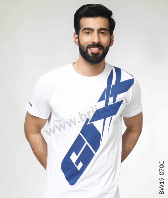 White Classic Round Neck Tee