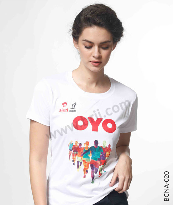 White Printed CoolTouch Tee