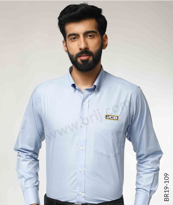 Blue Full Sleeves Formal Shirt