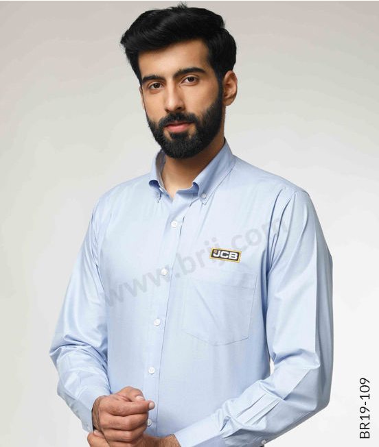 Blue Full Sleeves Formal Shirt