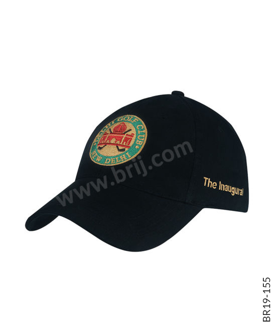 Navy 6-Panel Embroidered Cap