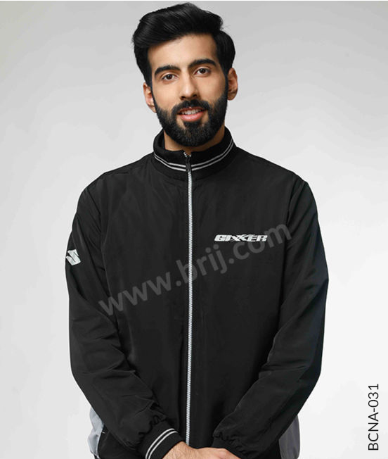 Black Colourblocked All Weather Jacket