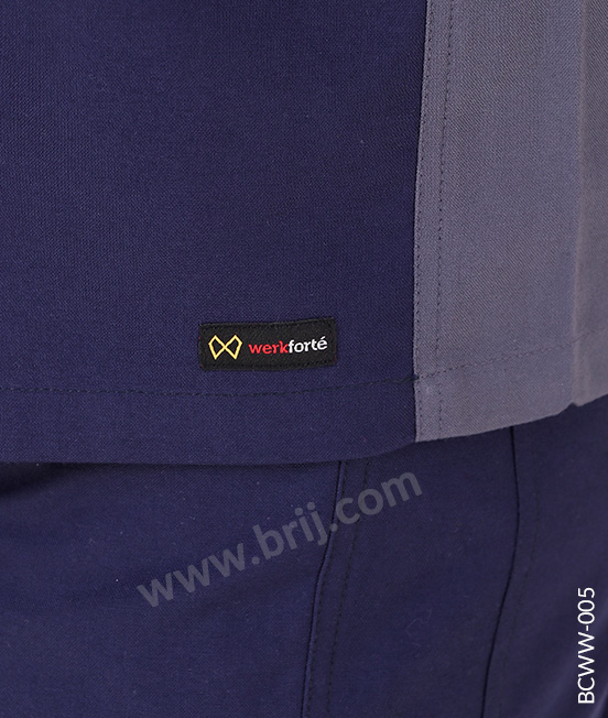 Navy Colourblocked Werkwear Set