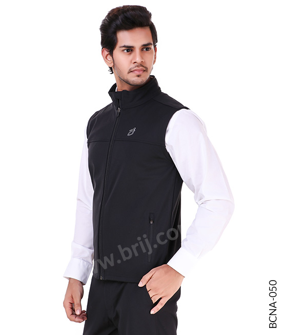 Black Premium Sleeveless Jacket