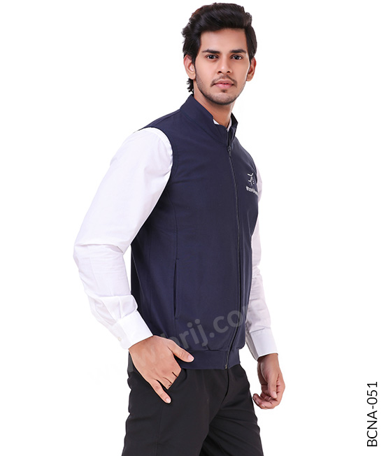 Navy Lightweight Sleeveless Sweatshirt