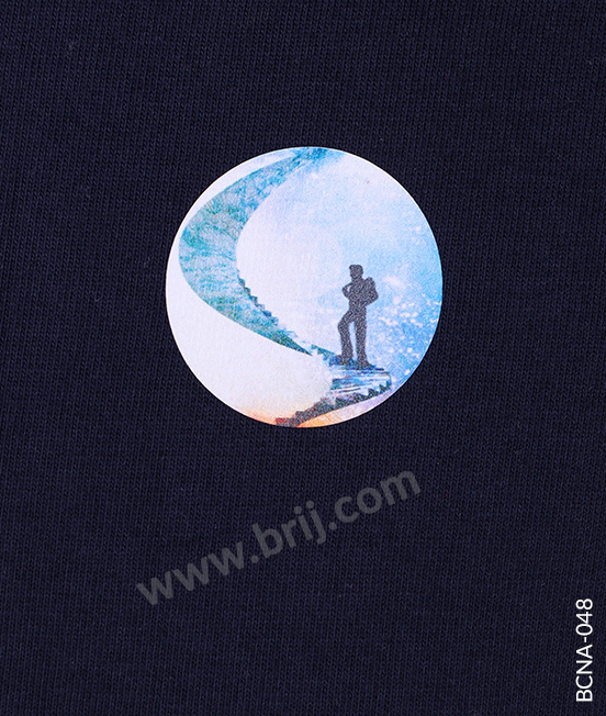 Navy Fleece Sweatshirt with Hood