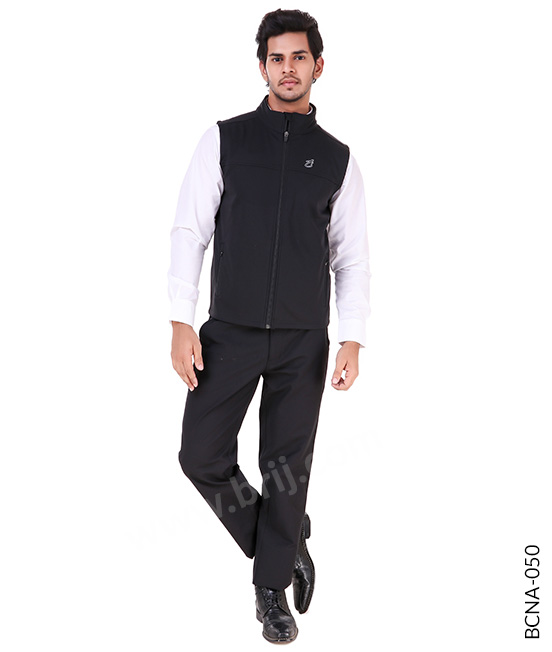 Black Premium Sleeveless Jacket