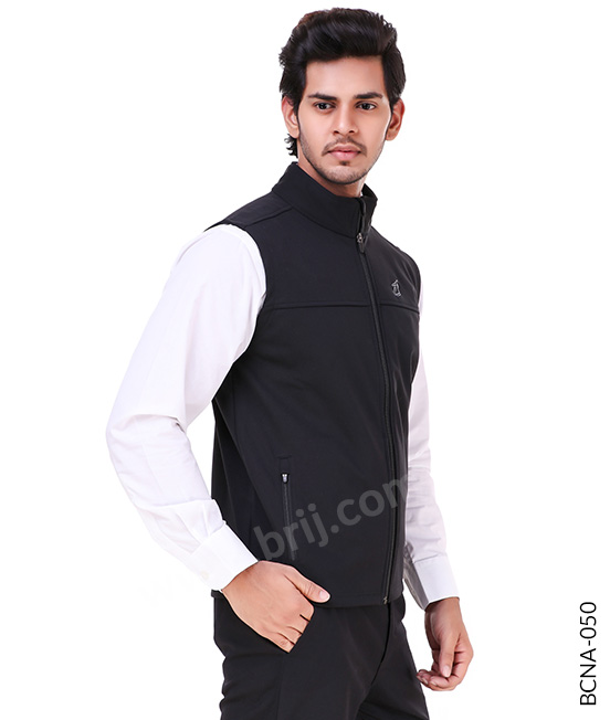 Black Premium Sleeveless Jacket