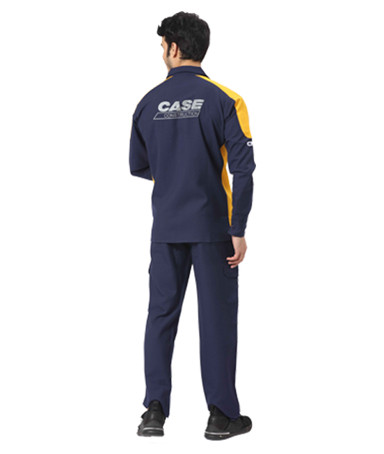 Navy & yellow colourblocked Werkwear Set