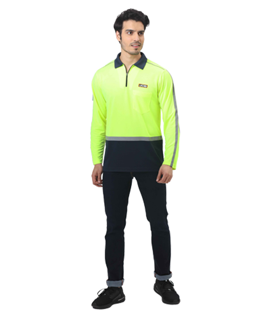 Fluorescent green werkwear t-shirt